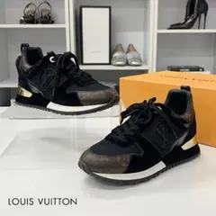 ヴィトン ランアウェイライン LVロゴ モノグラム レザー スニーカー