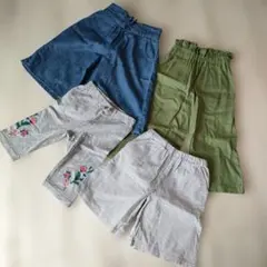 キッズ服 半ズボン レギンス　4点セット 110センチ　まとめ売り　春　夏　秋