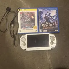PS Vita本体とゲームソフト2本セット充電器付き