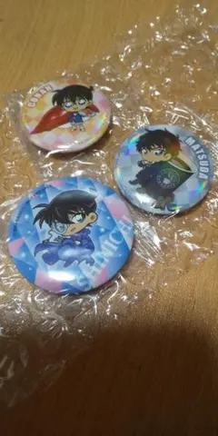 くら寿司 名探偵コナン 缶バッジ 3種まとめ売り