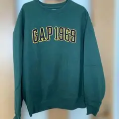 GAP 1969 ダークグリーン スウェット M