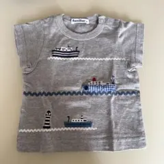 familiar ファミリア 半袖Tシャツ 80cm 船モチーフのサムネイル