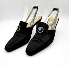 VERSACE バックストラップ パンプス　〈326-2〉