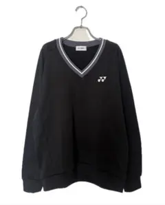 YONEX ヨネックス トレーナー ユニセックス ブラック ロゴ刺繍 S