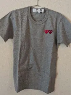 【XXS】PLAY COMME des GARCONS ダブルハート Tシャツのサムネイル