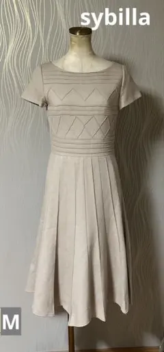 sybilla シビラ　プリーツ　ロングワンピース