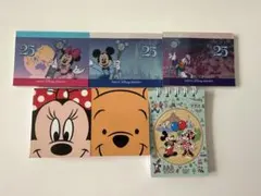 ディズニーリゾート 25周年 メモ帳 ディズニーランド - メルカリ