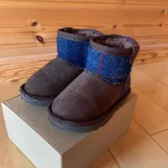 ムートンブーツ ハリスツイード、アプレレクール