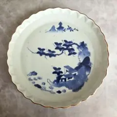 時代物　古伊万里　八角皿　大皿　染付　　陶器皿　　　伝統工芸品　　　K-2 時代物 古伊万里 八角皿 大皿 染付 陶器皿 伝統工芸品 K-2 - メルカリ
