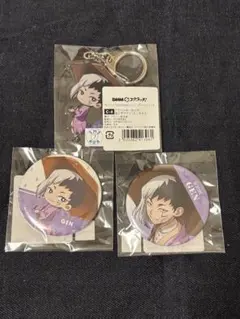 Dr.stone レイニーデイ アクリルキーホルダー 缶バッジ　ゲン
