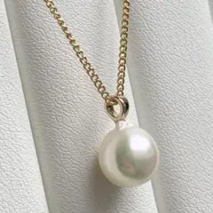 あこや真珠 一粒ネックレス アコヤパール Pearl M117