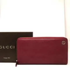 GUCCI インターロッキング ラウンドファスナー ウォレット(長財布)