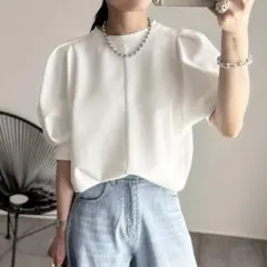 美品◼️Emma Taylor 着ごこちシリーズ　ボリュームスリーブプルオーバーのサムネイル