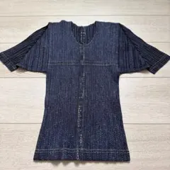 PLEATS PLEASE プリーツプリーズ トップス コットンデニム PLEATS PLEASE プリーツプリーズ トップス コットンデニム - メルカリ