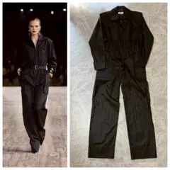 78万 SAINT LAURENT 2024SS サンローラン ジャンプスーツ - メルカリ