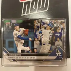 topps now大谷翔平 10奪三振3HR記念カード9枚セット2025NLCS