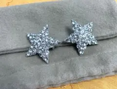 星型クリスタルブローチ ペンダントヘッド 2点セット