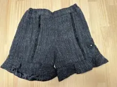 BeBe 黒のスカート風ショートパンツ　L65