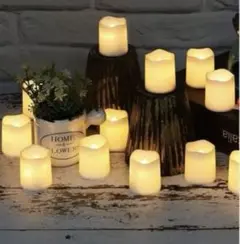 LEDキャンドル 50個 ホワイト　ウェルカムスペース　パーティー装飾