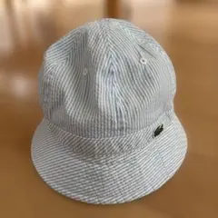 LACOSTE バケットハット ストライプ