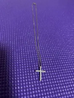 【ジルコニア】クロス型ネックレス