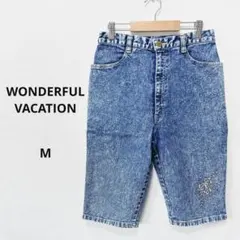 WONDERFUL VACATION デニムハーフパンツ ヴィンテージ レトロのサムネイル