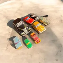 昭和レトロ ミニカー まとめ売り ブリキ ダイキャスト 車 おもちゃ