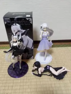Re:ゼロから始める異世界生活 フィギュア3体