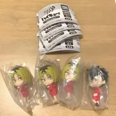 【匿名】ハイキューこっちむいてfig vol.2 孤爪研磨3個、黒尾鉄朗1個