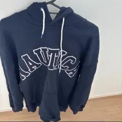 NAUTICA ネイビー フード付きパーカーのサムネイル