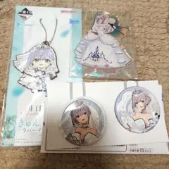 ホロライブ　一番くじ　白銀ノエル　ラバーチャーム　アクスタ　缶バッジ