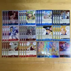 a*A様 ワンピースカード　赤青ルーシー　デッキパーツ レベッカSR