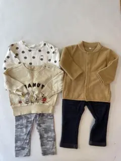 秋冬 無印良品 UNIQLOベビー服まとめ売り 男の子 女の子80cm