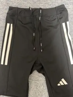 adidas アディダス ハーフタイツ ブラック 3ストライプ