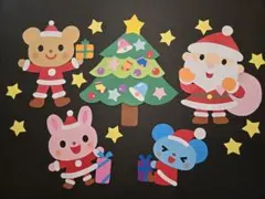 保育壁面 クリスマスサンタ