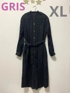 GRIS グリ Stain Check Shirt Gown XL 150〜のサムネイル