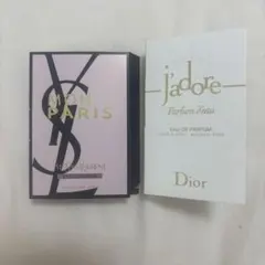ディオール　ジャドールパルファンドー　イブサンローラン　モンパリオーデパルファム