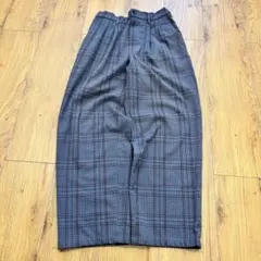 00s archive OAKLEY wide check pants y2k - メルカリ