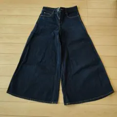 土日限定値下　ZARA プレミアムデニム コレクション ワイドフレアパンツのサムネイル