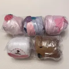 シュガーバニーズ　ふわふわ巾着　【5点セット】セミコンプリート