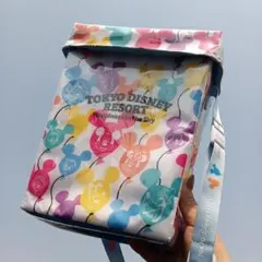 美品 東京ディズニーリゾート　スーベニアポップコーンケース　ミッキーバルーン柄