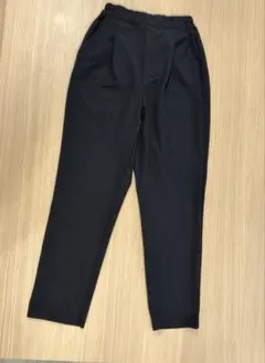 ハニーズ レディース ブラック テーパードパンツ ウエストゴム