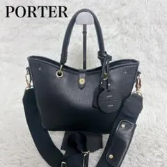 【美品】PORTER GIRL MINIATURE BLACK 2way bagのサムネイル