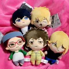 忘却バッテリー モーニングルーティン ぬいぐるみマスコット 全5種セット