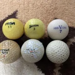ゴルフボールセット 6個のサムネイル