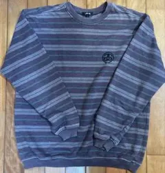 希少　old stussy 80s 黒タグ　初期タグ　スウェット　ボーダー