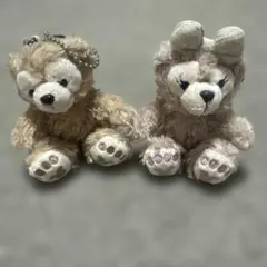 TDS ダッフィー＆シェリーメイ ぬいぐるみ付きストラップ ディズニーシー