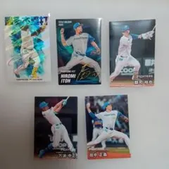 カルビー　プロ野球チップス　2026　北海道日本ハムファイターズ　5枚セット