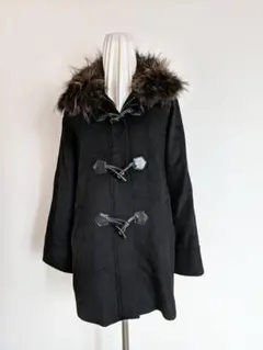 グレー ダッフルコート