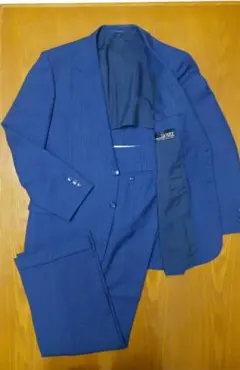 CROWN ROYAL ストライプスーツ 青